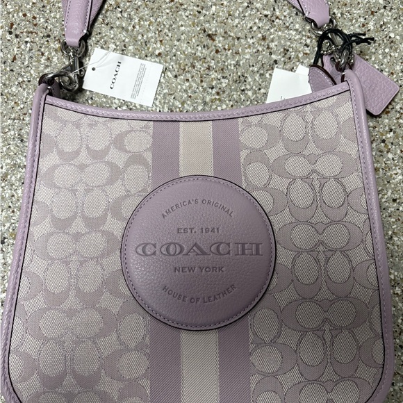 Coach Handbags - Coach Light Purple Signature Shoulder Bag